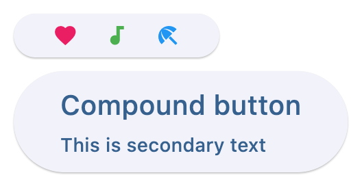 Buttons with custom content